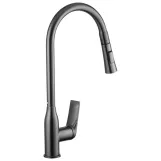 Смеситель для кухни с выдвижным изливом Kroner KRP Graz - GRP030-T Фото - 6