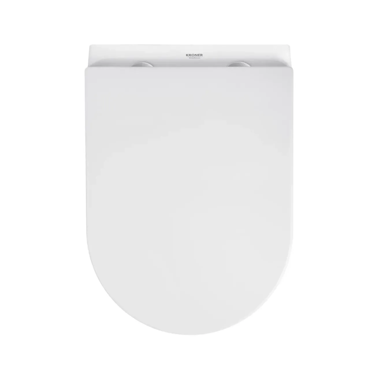 Унитаз подвесной безободковый Kroner Armada WHI513636 RIMLESS с сиденьем Slim Duroplast / Soft-close / Quick relase (KA513636WHIR) Фото - 5