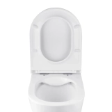 Унітаз підвісний безобідковий Kroner Armada WHI513636 RIMLESS з сидінням Slim Duroplast / Soft-close / Quick relase (KA513636WHIR) Фото - 3