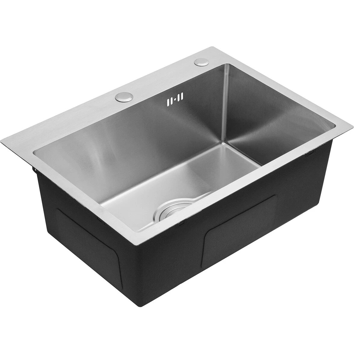 Кухонна мийка Kroner KRP Derby - 5843HM Brush (2,5/0,5 мм) Фото - 1