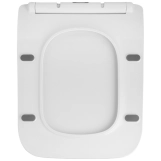 Унітаз підвісний безобідковий Kroner Eifel WHI523629 RIMLESS з сидінням (KE523629WHIR) Фото - 6