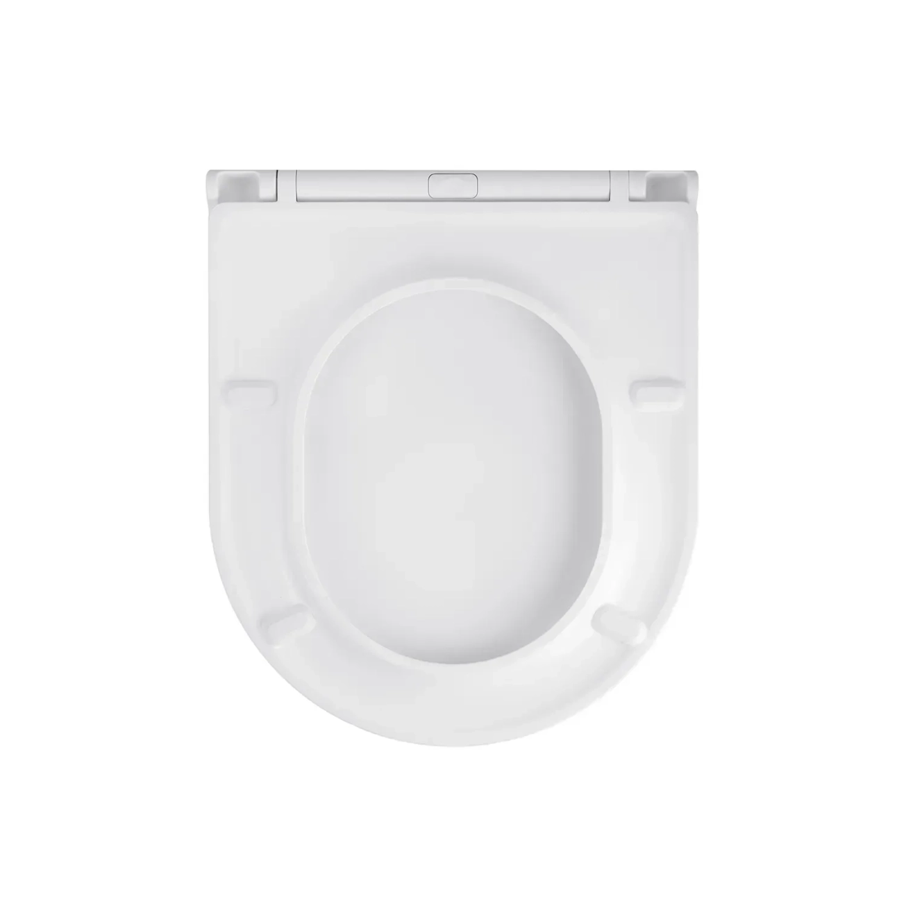 Унітаз підвісний безобідковий Kroner Harz WHI493736 RIMLESS з сидінням Slim Duroplast / Soft-close / Quick relase (KH493736WHIR) Фото - 5