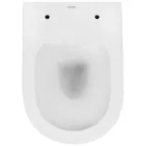 Унітаз підвісний безобідковий Kroner Harz WHI523632 RIMLESS з сидінням (KH523632WHIR) Фото - 3