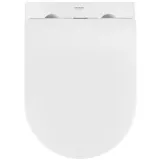 Унітаз підвісний безобідковий Kroner Harz WHI523632 RIMLESS з сидінням (KH523632WHIR) Фото - 4