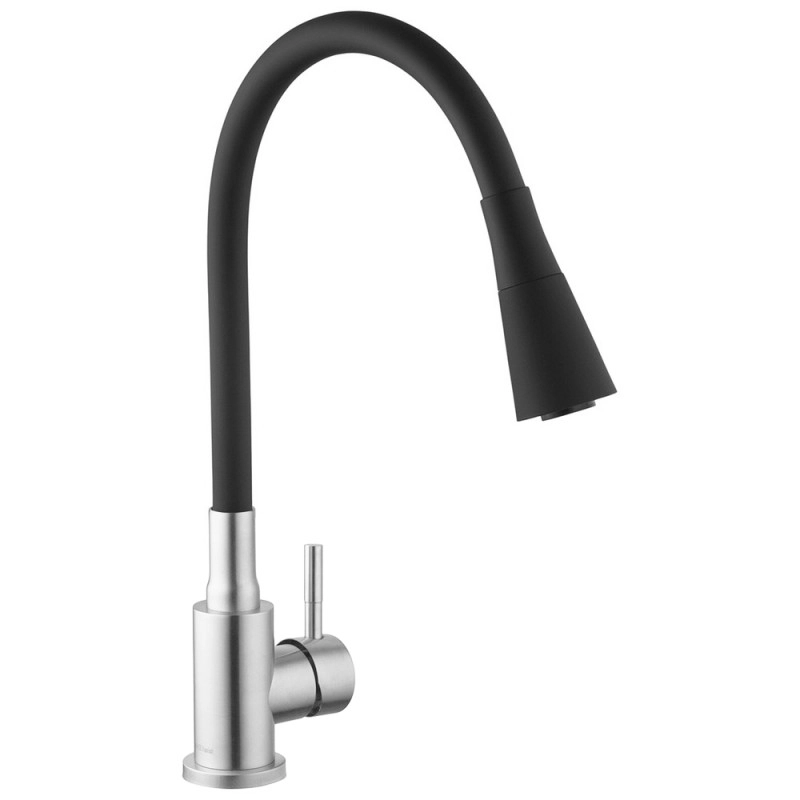 Змішувач для кухні Kroner KRP Edelstahl Klassisch - ESG031BLK Фото - 2