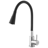 Змішувач для кухні Kroner KRP Edelstahl Klassisch - ESG031BLK Фото - 3