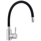 Змішувач для кухні з гнучким виливом Kroner KRP Edelstahl Klassisch - ESG035BLK