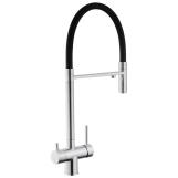 Смеситель для кухни с подключением к фильтру Kroner KRP Edelstahl Klassisch - ESG03815BLK Фото - 5