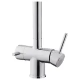Змішувач для кухні з підключенням до фільтра Kroner KRP Edelstahl Klassisch - ESG03815BLK Фото - 4