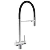 Змішувач для кухні з підключенням до фільтра Kroner KRP Edelstahl Klassisch - ESG03815BLK Фото - 5