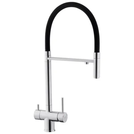 Змішувач для кухні з підключенням до фільтра Kroner KRP Edelstahl Klassisch - ESG03815BLK