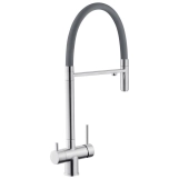 Змішувач для кухні з підключенням до фільтра Kroner KRP Edelstahl Klassisch - ESG03815GRA Фото - 2