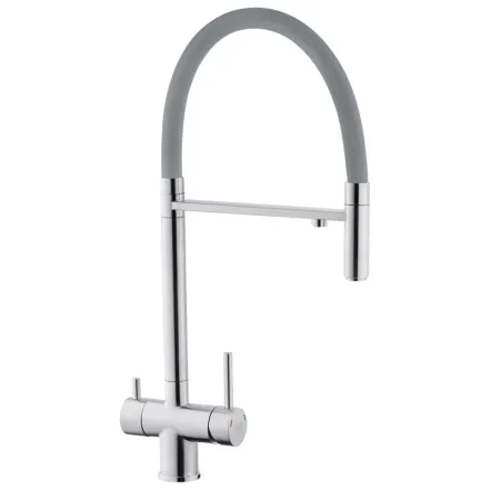 Смеситель для кухни с подключением к фильтру Kroner KRP Edelstahl Klassisch - ESG03815GRA