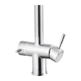 Смеситель для кухни с подключением к фильтру Kroner KRP Edelstahl Klassisch - ESG03815WHI Фото - 4