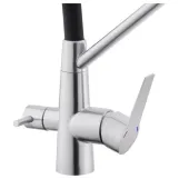 Смеситель для кухни с подключением к фильтру Kroner KRP Edelstahl Klassisch - ESG03817BLK Фото - 4