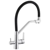 Смеситель для кухни с подключением к фильтру Kroner KRP Edelstahl Klassisch - ESG03817BLK Фото - 5