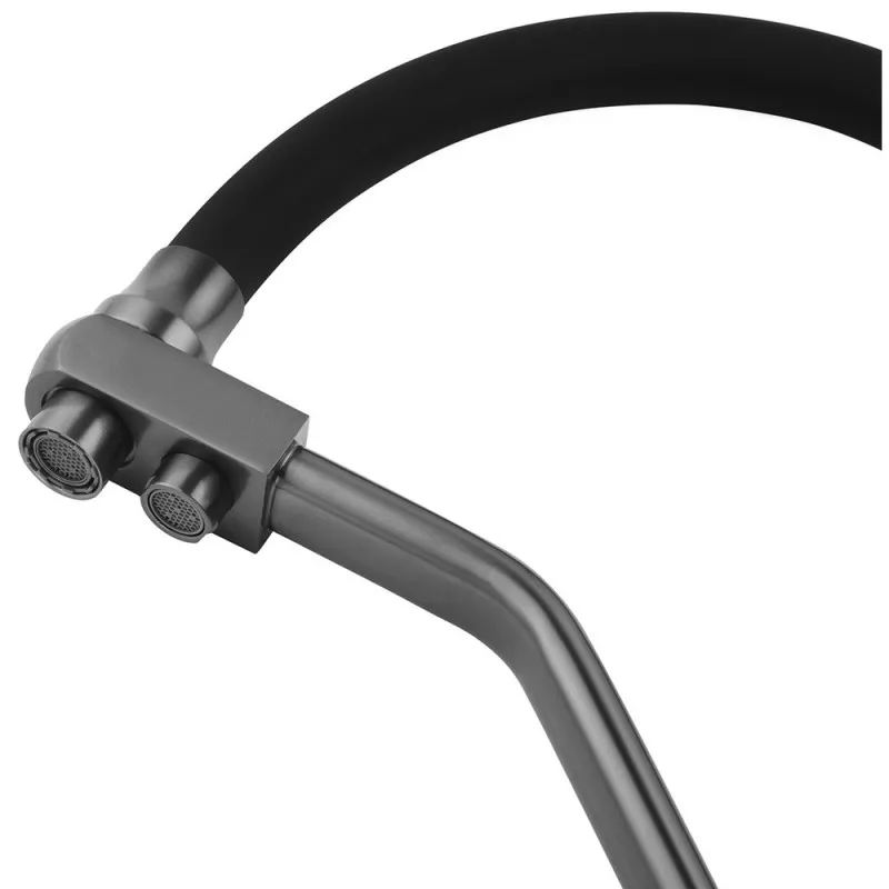 Змішувач для кухні з підключенням до фільтра Kroner KRP Edelstahl Klassisch - PVD03817BLK Фото - 3