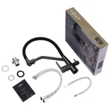 Змішувач для кухні з підключенням до фільтра Kroner KRP Edelstahl Klassisch - PVD03817BLK Фото - 1