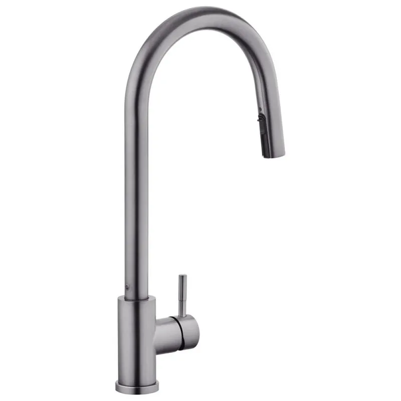 Смеситель для кухни с выдвижным изливом Kroner KRP Edelstahl Klassisch - PVD03915 Фото - 5