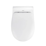 Унітаз підвісний безобідковий Kroner Oker WHI533536 RIMLESS з сидінням (KO533536WHIR) Фото - 4