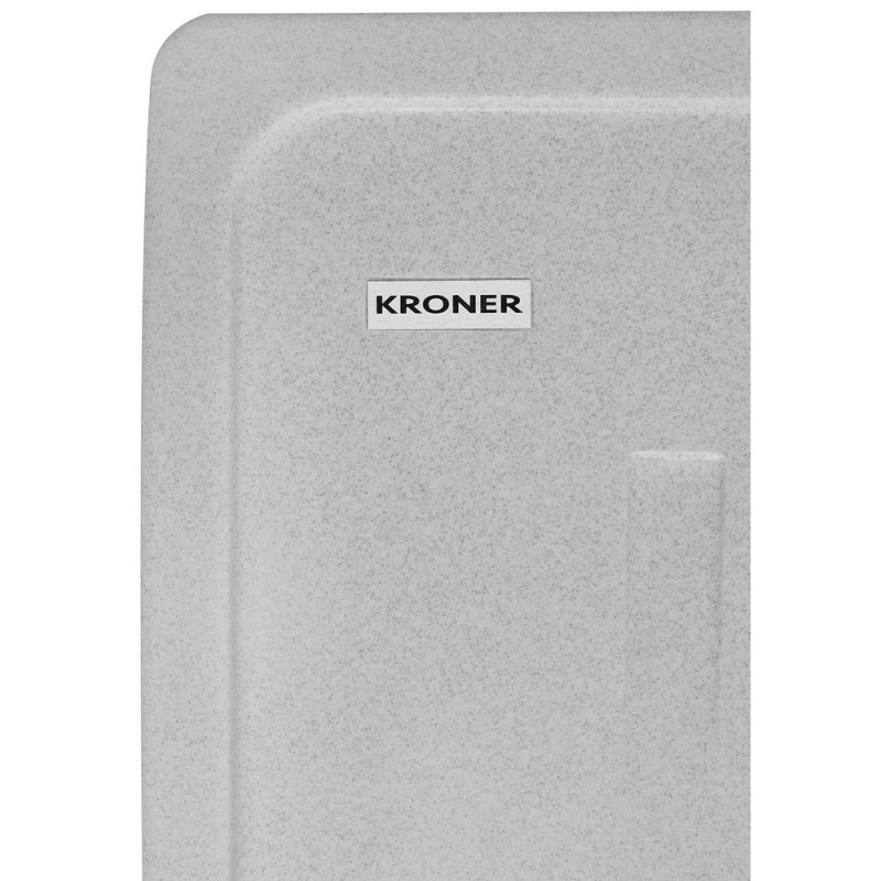 Кухонна мийка Kroner KRP Komposit GRA - 6243 Фото - 5
