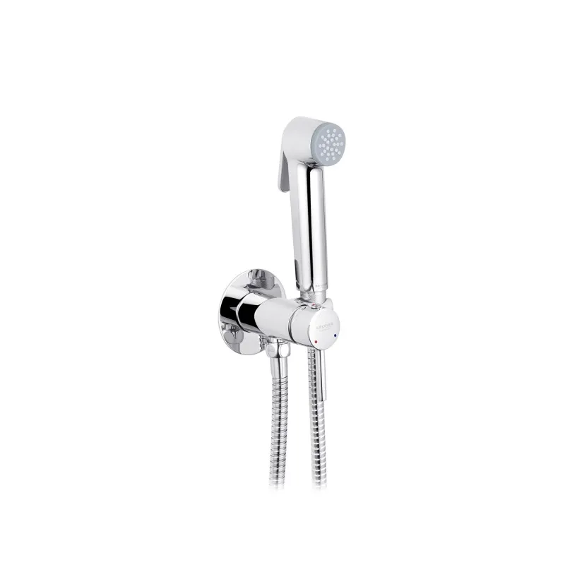 Набор 3 в 1 душевая система Kroner Armada-W063 + смеситель Armada-W010 + смеситель Bidet-C082 Фото - 1