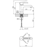 Набор 3 в 1 душевая система Kroner Essen-W063 + смеситель Essen-W030 + смеситель Essen-W010 Фото - 2