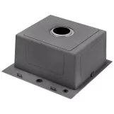 Комплект кухонна мийка Kroner Gebürstet-5050HM + змішувач Küche-C031BLK + дозатор Spender-016 Фото - 6