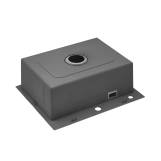 Комплект кухонна мийка Kroner Gebürstet-6050HM + змішувач Ersel-C03111BLK + дозатор Spender-016 Фото - 5
