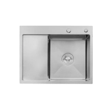 Комплект кухонная мойка Kroner Gebürstet-6350RHM + смеситель Küche-C031GRA + дозатор Spender-016 Фото - 3