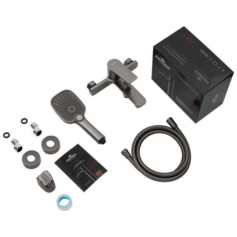 Набор смесителей Kroner Makon-GRP060 + смеситель Makon-GRP030-T + смеситель Makon-GRP010 Фото - 3