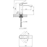 Набор смесителей Kroner Makon-GRP060 + смеситель Makon-GRP030-T + смеситель Makon-GRP010 Фото - 7