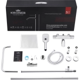 Набор 2 в 1 душова система Kroner Makon-C063 + змішувач Makon-C010 Фото - 6