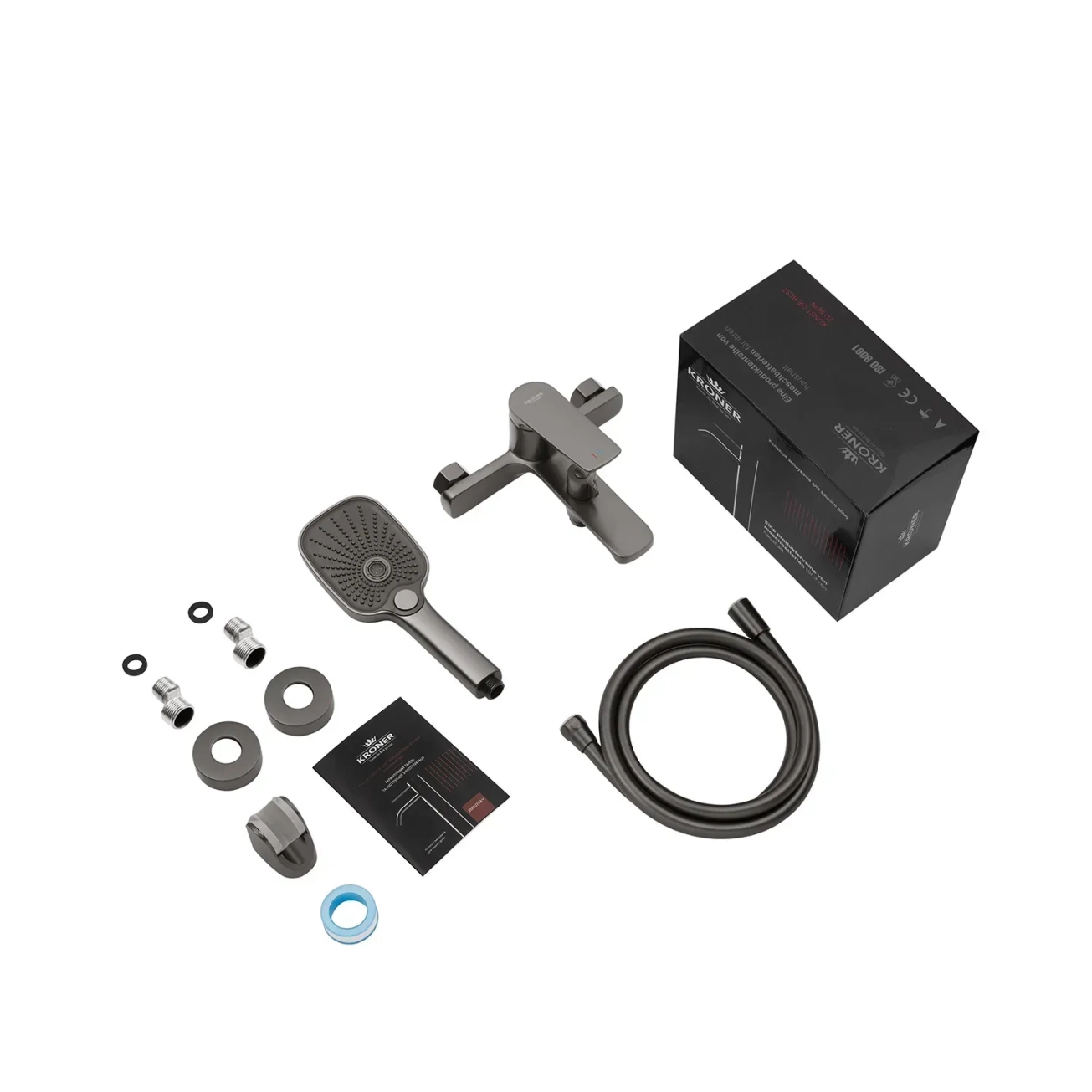 Набор смесителей Kroner Makon-GRP060 + смеситель Makon-GRP010 Фото - 3