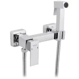 Набор для гигиенического душа со смесителем Kroner KRP Edelstahl Kubus - CHR052