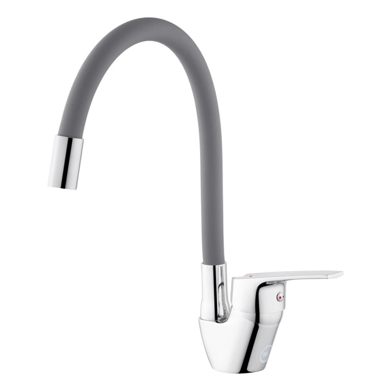 Смеситель для кухни Kroner KRM Odra - C032GRA Фото - 7