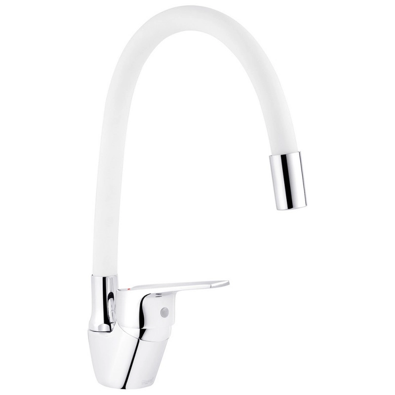 Смеситель для кухни Kroner KRM Odra - C032WHI Фото - 4