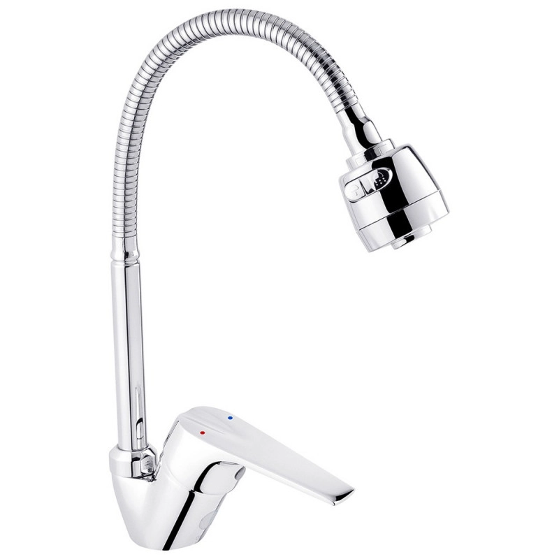 Смеситель для кухни с гибким изливом Kroner KRM Odra - C038-1