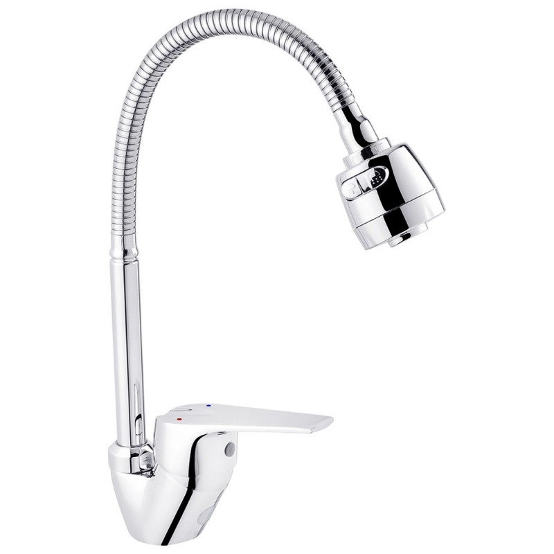 Смеситель для кухни с гибким изливом Kroner KRM Odra - C038-1 Фото - 4