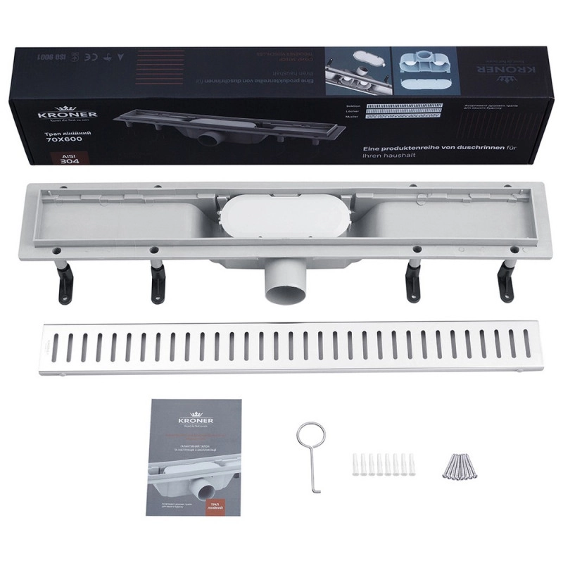 Трап линейный Kroner KRP Harz S60 Sektion Фото - 1
