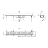 Трап лінійний Kroner KRP Harz S70 Sektion Фото - 4