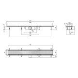 Трап линейный Kroner KRP Harz S80 Sektion Фото - 4