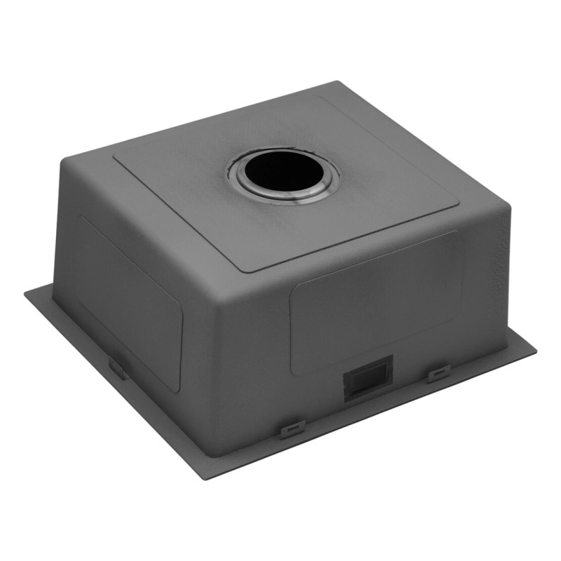 Кухонна мийка Kroner KRP Schwarze - 4843HM PVD (3.0/1.0 мм) Фото - 4