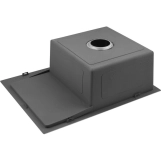 Кухонная мойка Kroner KRP Schwarze - 6350LHM PVD (3.0/1.0 мм) Фото - 3