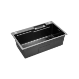 Кухонная мойка Kroner KRP Schwarze - SET7546HM PVD (3.0/0.7 мм) Фото - 10