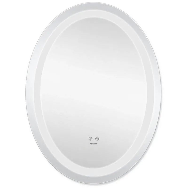 Дзеркало Kroner KRP Spiegel VO1 - 5070 з LED-підсвічуванням та антизапотіванням Фото - 3