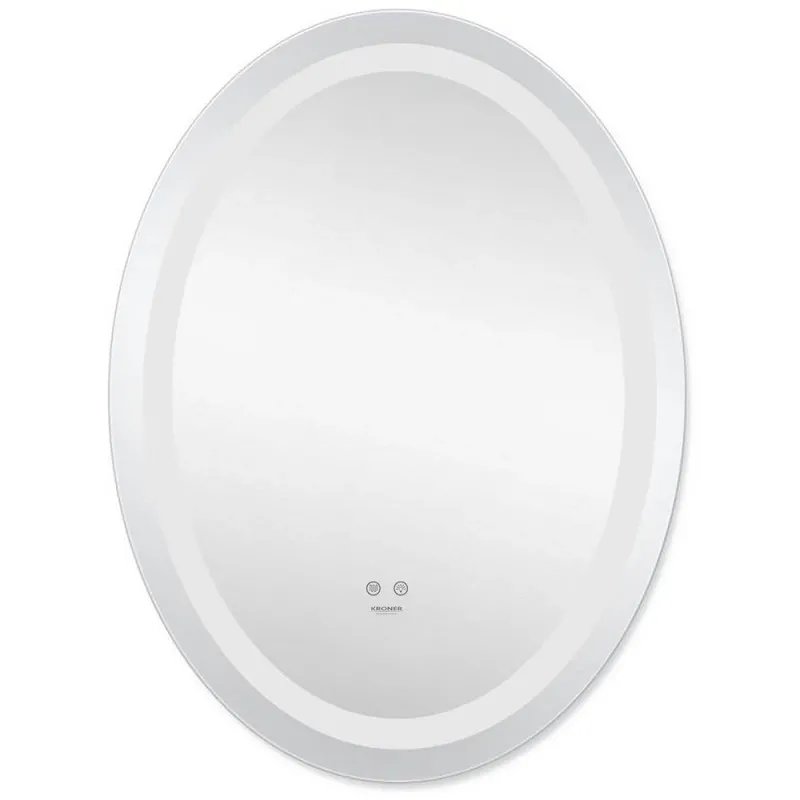 Дзеркало Kroner KRP Spiegel VO1 - 5070 з LED-підсвічуванням та антизапотіванням Фото - 4