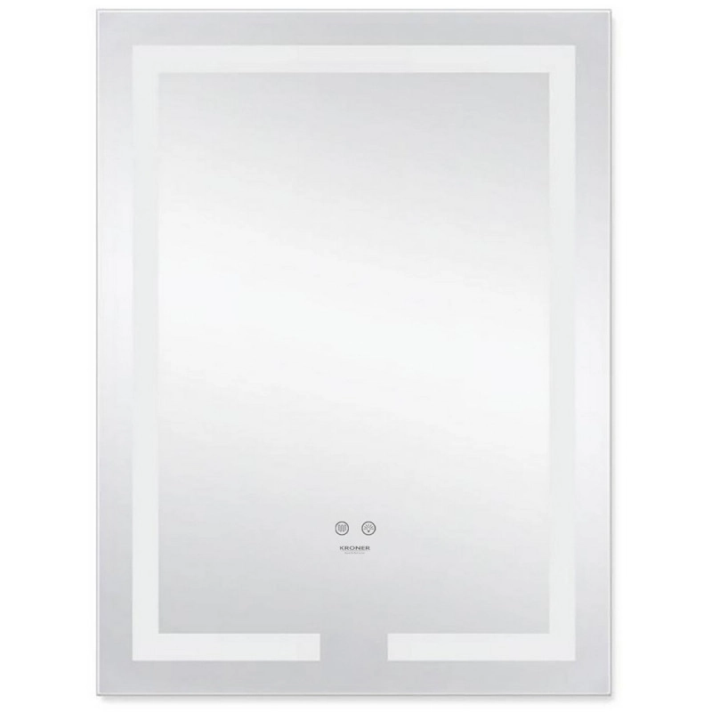 Дзеркало Kroner KRP Spiegel VR1 - 5080 з LED-підсвічуванням та антизапотіванням Фото - 3