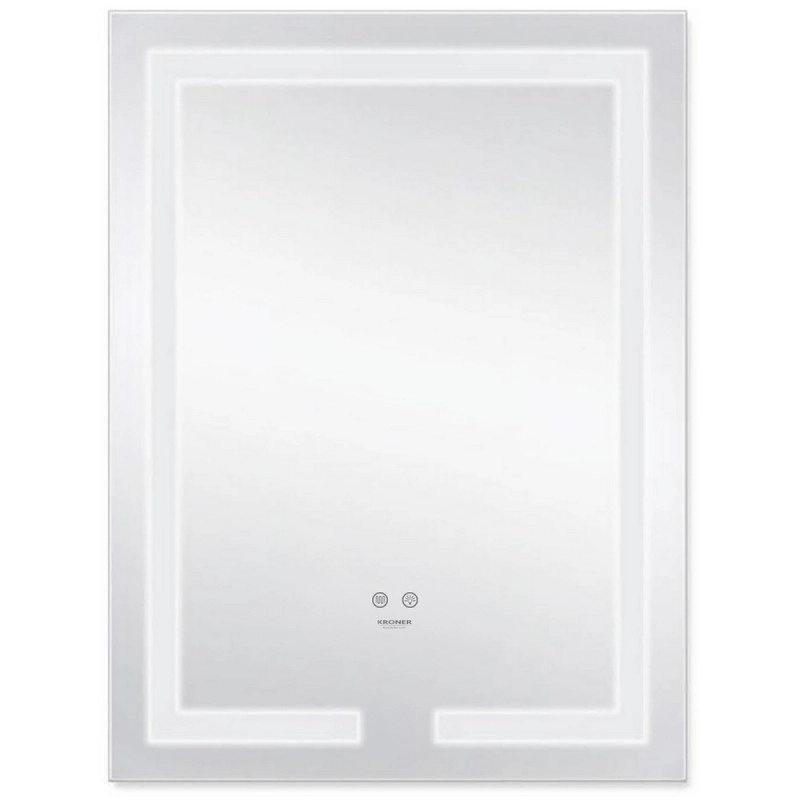 Дзеркало Kroner KRP Spiegel VR1 - 5080 з LED-підсвічуванням та антизапотіванням Фото - 4