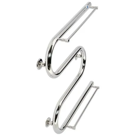 Рушникосушка водяна Laris Змійовик 25 РС3 500 х 500 з 2-ма поличками 1/2'' (71207182) Фото - 1